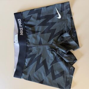 Nike Pro Gray and Black Shorts